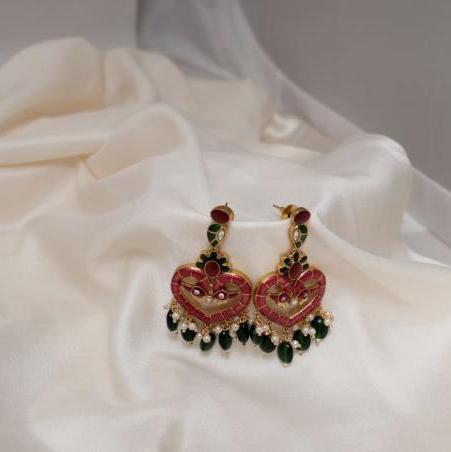 Peacock Enamel Necklace